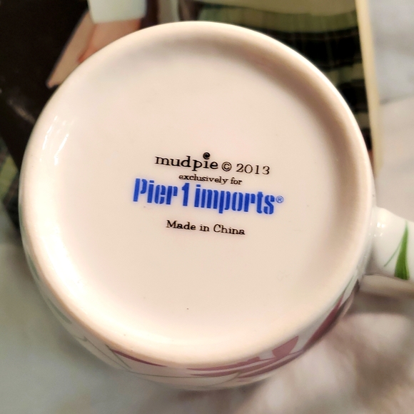 12 OZ. Replacement Floral  "TRUE FRIENDS" Mug Pier 1 by: Mud Pie 🥧 - Picture 5 of 5